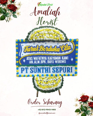 Papan Bunga Duka di Siantan Tengah