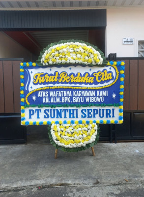 Papan Bunga Duka di Siantan Tengah