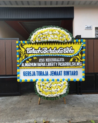 Papan Bunga Duka di Siantan Tengah