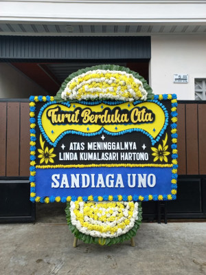 Papan Bunga Duka di Siantan Tengah