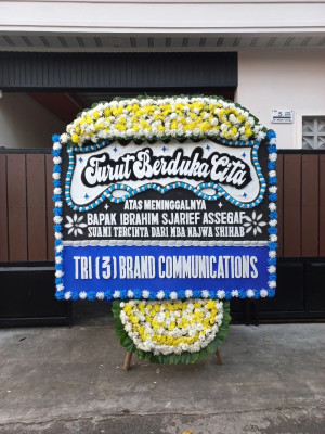 Papan Bunga Duka di Siantan Tengah